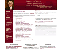 Tablet Screenshot of edgreenmusic.org